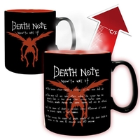 Death Note - Kira & Ryuk - Mok met thermisch effect - Kop - Unisex - zwart rood blauw