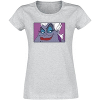 Disney Villains - Ursula Eyes - T-shirt - Vrouwen - grijs