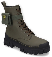 Dockers by Gerli - Veterboots met tasje - Laars - Vrouwen - kaki