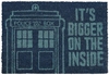 Doctor Who - Tardis - Deurmat - Unisex - blauw lichtblauw