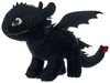 Drachenzähmen leicht gemacht 3 - Toothless (Glow in the Dark) - Pluchen figuur - Unisex - zwart