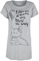 Dumbo - Follow Your Dreams - Nachtshirt - Vrouwen - multicolor