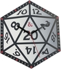 Dungeons and Dragons - D20 - Wandklok - Unisex - multicolor