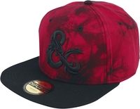 Dungeons and Dragons - Drache - Cap - Mannen - rood zwart