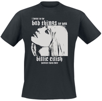 Eilish,  Billie - Bad Things - T-shirt - Mannen - zwart