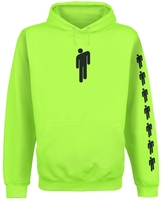 Eilish,  Billie - Logo - Trui met capuchon - Mannen - lime