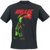 Eilish,  Billie - Racer Logo Hand Face - T-shirt - Mannen - zwart