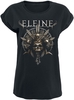Eleine - Crowned - T-shirt - Vrouwen - zwart