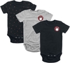 EMP Basic Collection - Kids schwarz/graues 3er Pack Bodies - Body - Unisex - zwart grijs