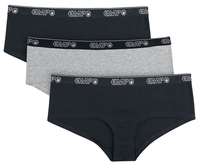 EMP Basic Collection - Trigger - Panty - Vrouwen - zwart grijs