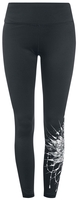 EMP Special Collection - Sport und Yoga - Schwarze Leggings mit detailreichem Print - Leggings - Vrouwen - zwart