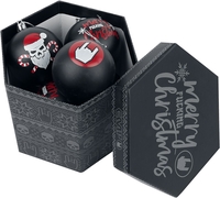 EMP Special Collection - Symbole - Kerstballen - Unisex - zwart blauw