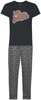 EMP Stage Collection - Pyjama mit Retro EMP Print - Pyjama - Mannen - zwart