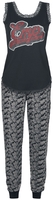 EMP Stage Collection - Pyjama mit Retro EMP Print - Pyjama - Vrouwen - zwart