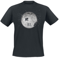 E.T. - the Extra-Terrestrial - Moon Silhouette - T-shirt - Mannen - zwart
