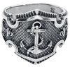 etNox - Anker - Ring - Mannen - zilverkleurig