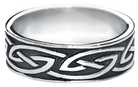 etNox - Celtic Knot - Ring - Mannen - zilverkleurig