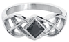 etNox - Celtic Knot - Ring - Vrouwen - zilverkleurig
