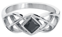 etNox - Celtic Knot - Ring - Vrouwen - zilverkleurig