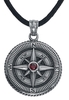 etNox - Compass - Halsketting - Unisex - zilverkleurig
