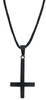etNox - Cross - Halsketting - Unisex - zwart