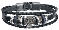 etNox - Iron Cross - Armband - Unisex - zwart