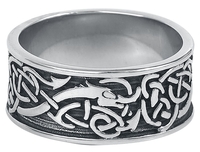 etNox - Keltisches Design - Ring - Vrouwen - zilverkleurig