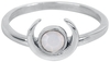 etNox - Moon - Ring - Vrouwen - zilverkleurig