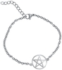 etNox - Pentagramm - Armband - Vrouwen - zilverkleurig