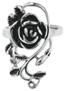 etNox - Rose - Ring - Vrouwen - zilverkleurig