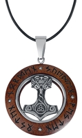 etNox - Thors Hammer - Halsketting - Unisex - zilverkleurig