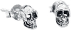 etNox - Totenkopf - Oorbellenset - Vrouwen - zilverkleurig