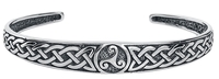 etNox - Triskele - Armband - Unisex - zilverkleurig