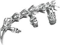 etNox hard and heavy - Backbone - Ring - Vrouwen - zilverkleurig