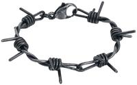 etNox hard and heavy - Barbed Wire - Armband - Unisex - zilverkleurig