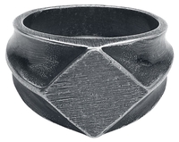 etNox hard and heavy - Basic - Ring - Mannen - zilverkleurig