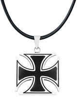 etNox hard and heavy - Black Iron Cross - Hanger - Mannen - multicolor