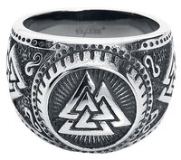 etNox hard and heavy - Celtic Knots - Ring - Unisex - zilverkleurig