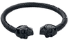 etNox hard and heavy - Double Skull - Armband - Unisex - zwart