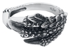 etNox hard and heavy - Drachenklaue - Ring - Unisex - zilverkleurig