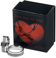 etNox hard and heavy - Love Has No End - Ring - Unisex - zilverkleurig