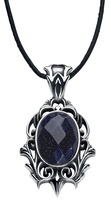 etNox hard and heavy - Nachthimmel - Halsketting - Vrouwen - zilverkleurig blauw