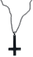 etNox hard and heavy - Petruskruis - Halsketting - Unisex - zwart