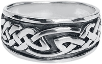 etNox magic and mystic - Celtic Knot - Ring - Unisex - zilverkleurig