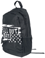 Fall Out Boy - Rocksax - Flag - Rugtas - Unisex - zwart wit