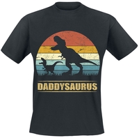 Familie & Freunde - Daddysaurus 3 - T-shirt - Mannen - zwart