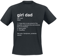 Familie & Freunde - Definition Girl Dad - T-shirt - Mannen - zwart