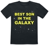 Familie & Freunde - Family & Baby - Kids - Best Son In The Galaxy - T-shirt - Mannen - zwart