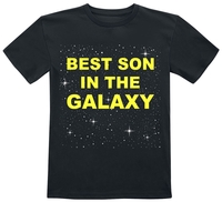 Familie & Freunde - Family & Baby - Kids - Best Son In The Galaxy - T-shirt - Mannen - zwart