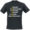 Familie & Freunde - Father - T-shirt - Mannen - zwart